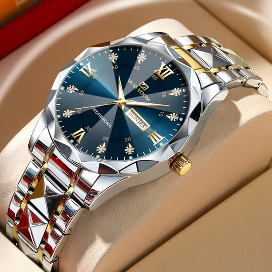 Men′s Day of The Week Date Quartz Watch