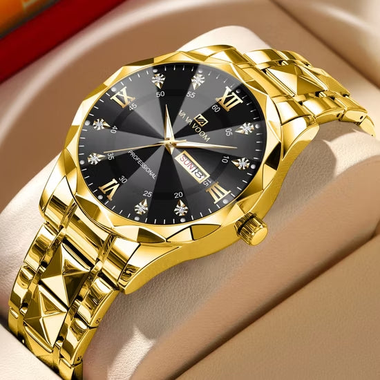 Men′s Day of The Week Date Quartz Watch