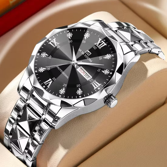 Men′s Day of The Week Date Quartz Watch